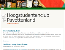 Tablet Screenshot of payottenland.com